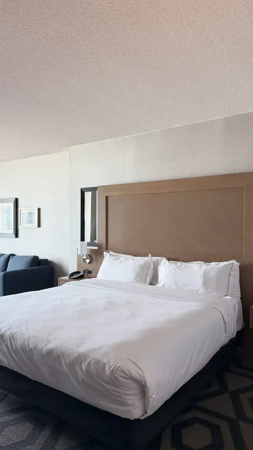 Urban waterfront hotel towers
